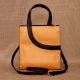 Handmade Peach Dark Chocolate Sling Bag Leather Stylish